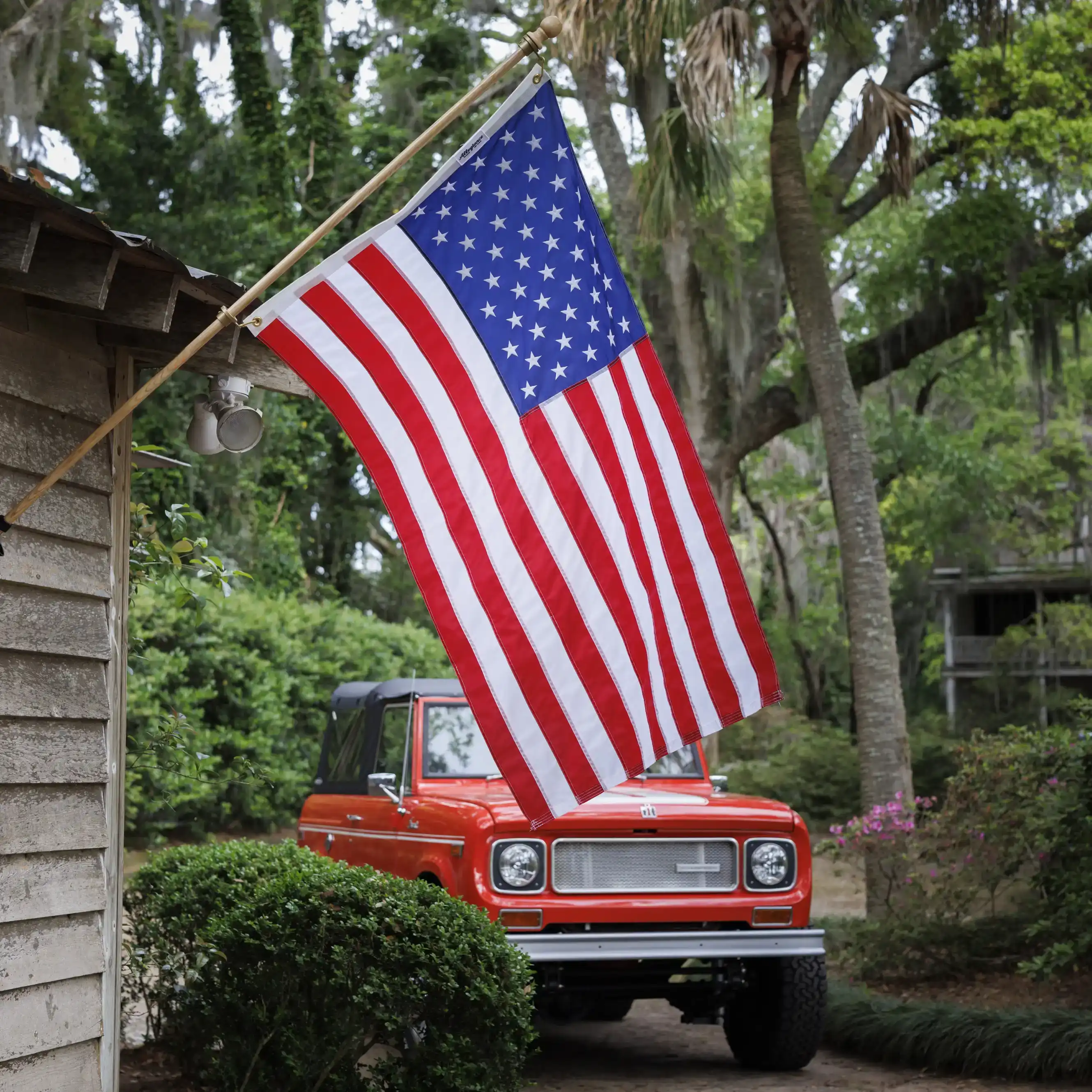 3' x 5' American Flag Set - Image 7