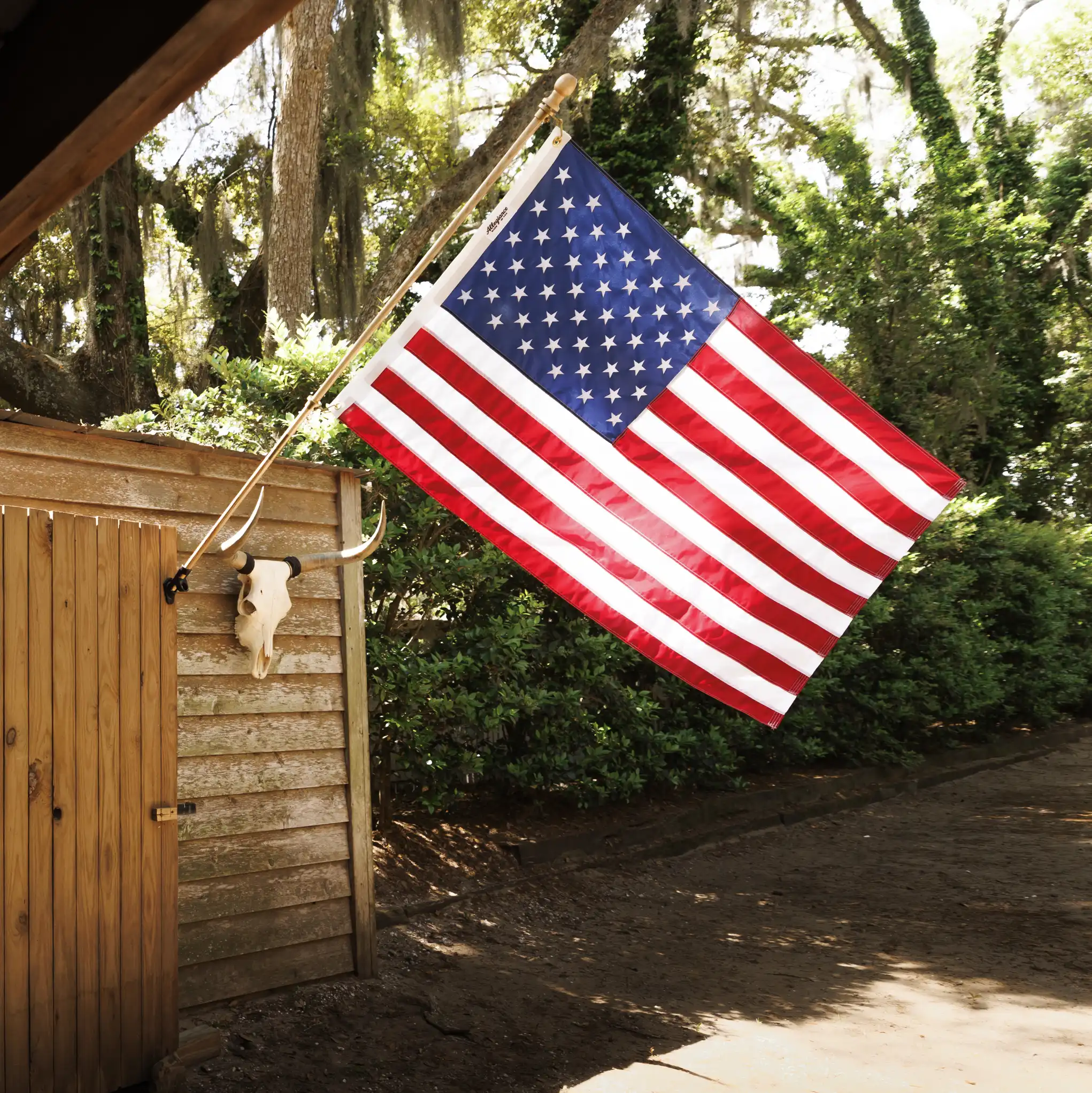 3' x 5' American Flag Set - Image 9